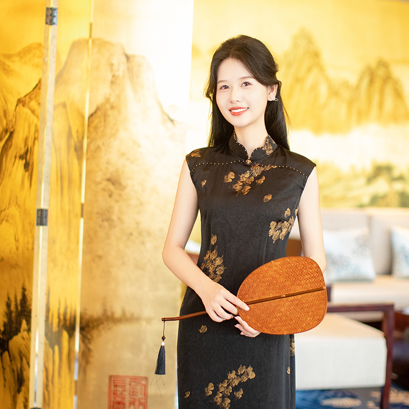 苏爱新中式旗袍女日常可穿