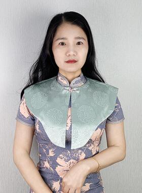 Y929新中式国风提花春夏秋季披肩假领子云肩女装饰时尚围巾小披肩