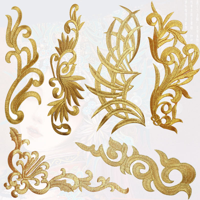 补丁贴绣花烫花刺绣布贴美乐