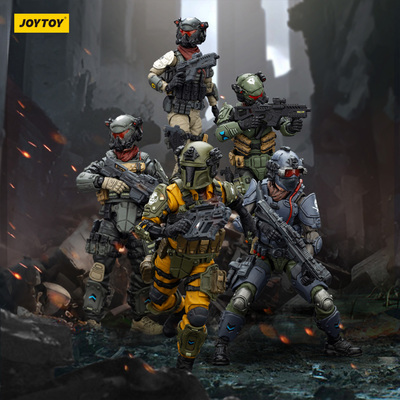 JOYTOY暗源 1/18 军兵系列 星痕突击队 关节可动兵人军事模型手办