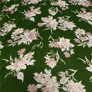 高端绿色底真丝丝绒桑蚕丝镂空金丝绒布料连衣裙旗袍小衫服装面料