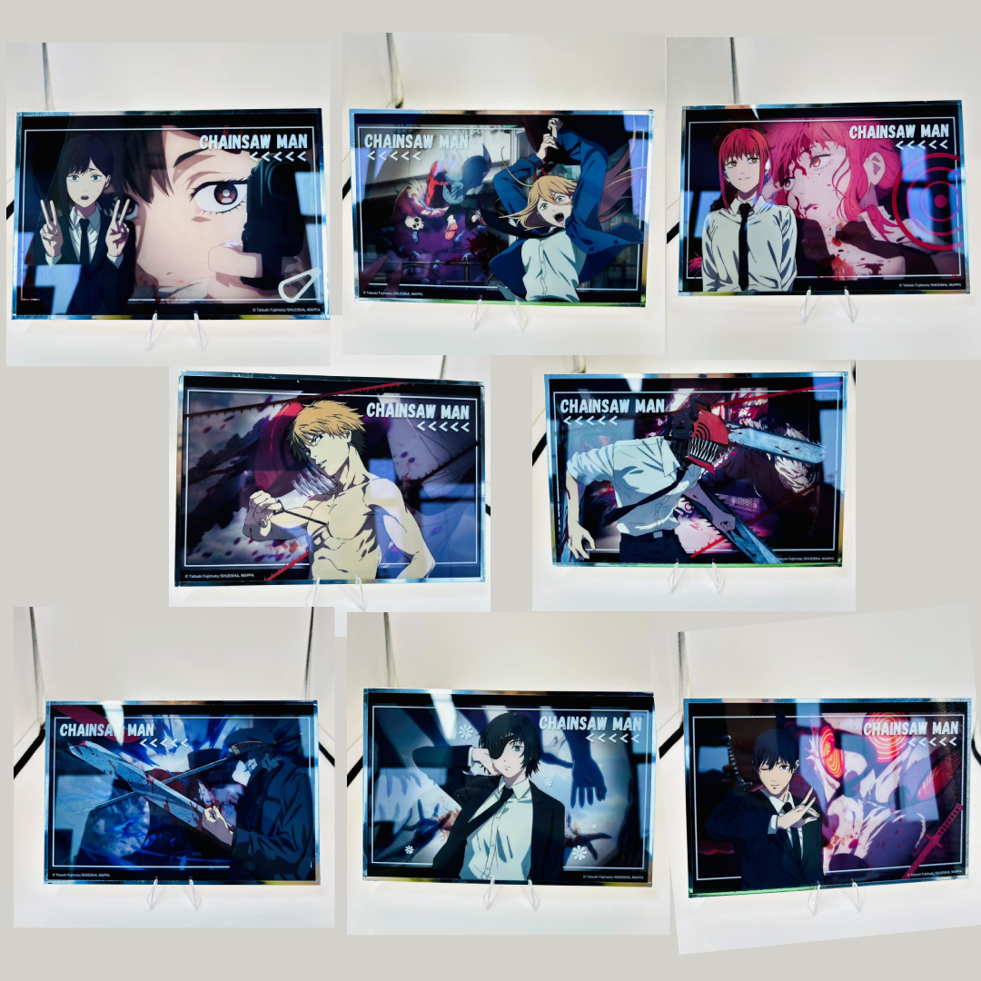 麦乐微美链锯人动漫周边正版授权寂默帷幕系列色纸淀治玛奇玛帕瓦,模玩/动漫/周边/娃圈三坑/桌游,动漫徽章/立牌,淘宝优惠券,粉丝福利购,淘宝优惠卷