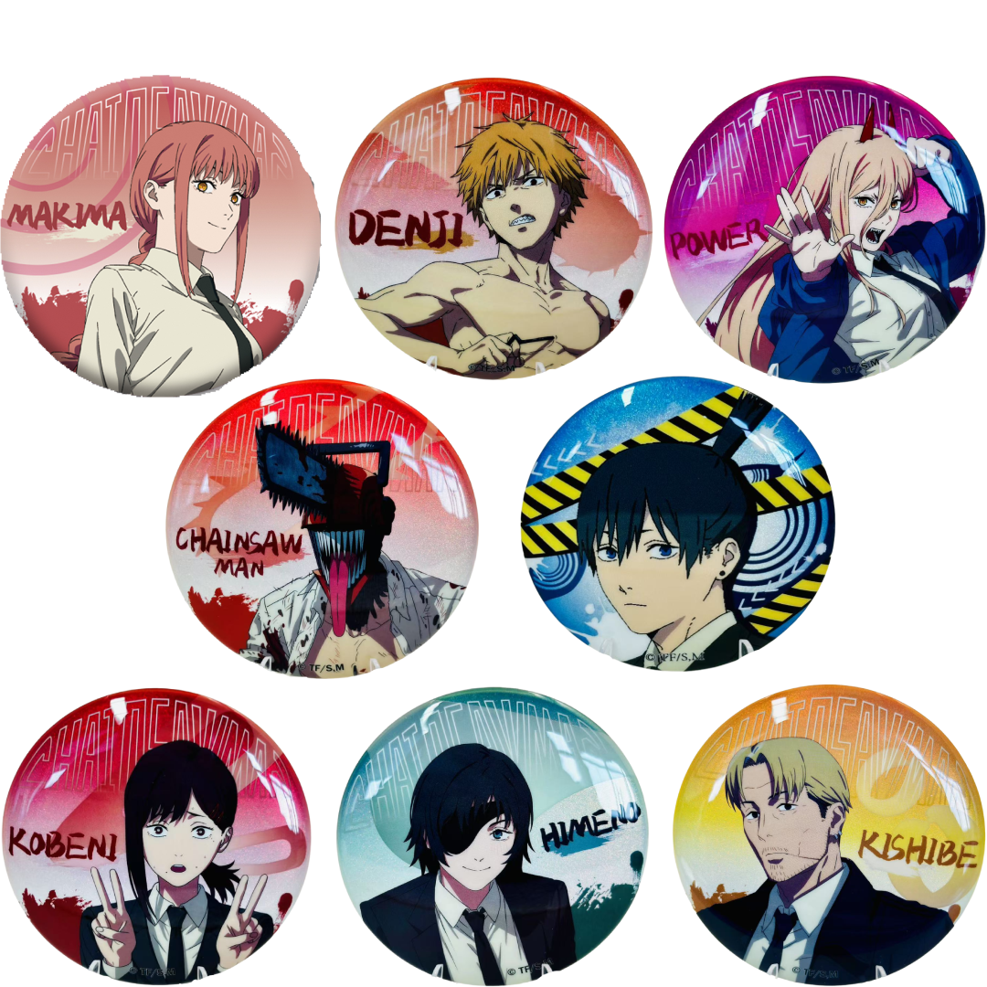 麦乐微美链锯人动漫周边正版授权渐变间奏系列徽章淀治玛奇玛帕瓦,模玩/动漫/周边/娃圈三坑/桌游,动漫徽章/立牌,淘宝优惠券,粉丝福利购,淘宝优惠卷