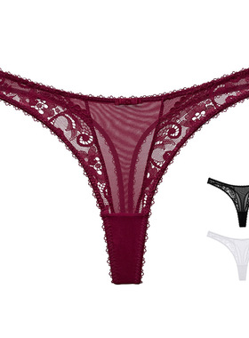Tback无痕1161T 蕾丝网纱情趣纯欲诱惑t裤火辣丁字裤女外贸跨境
