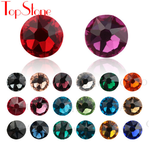 K9贴钻施华彩色钻16切面圆形钻