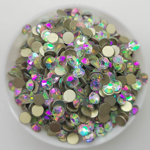 5mm1440颗金底新颜色平底钻圆形捷克舞服贴钻DIY美容材料包SS20