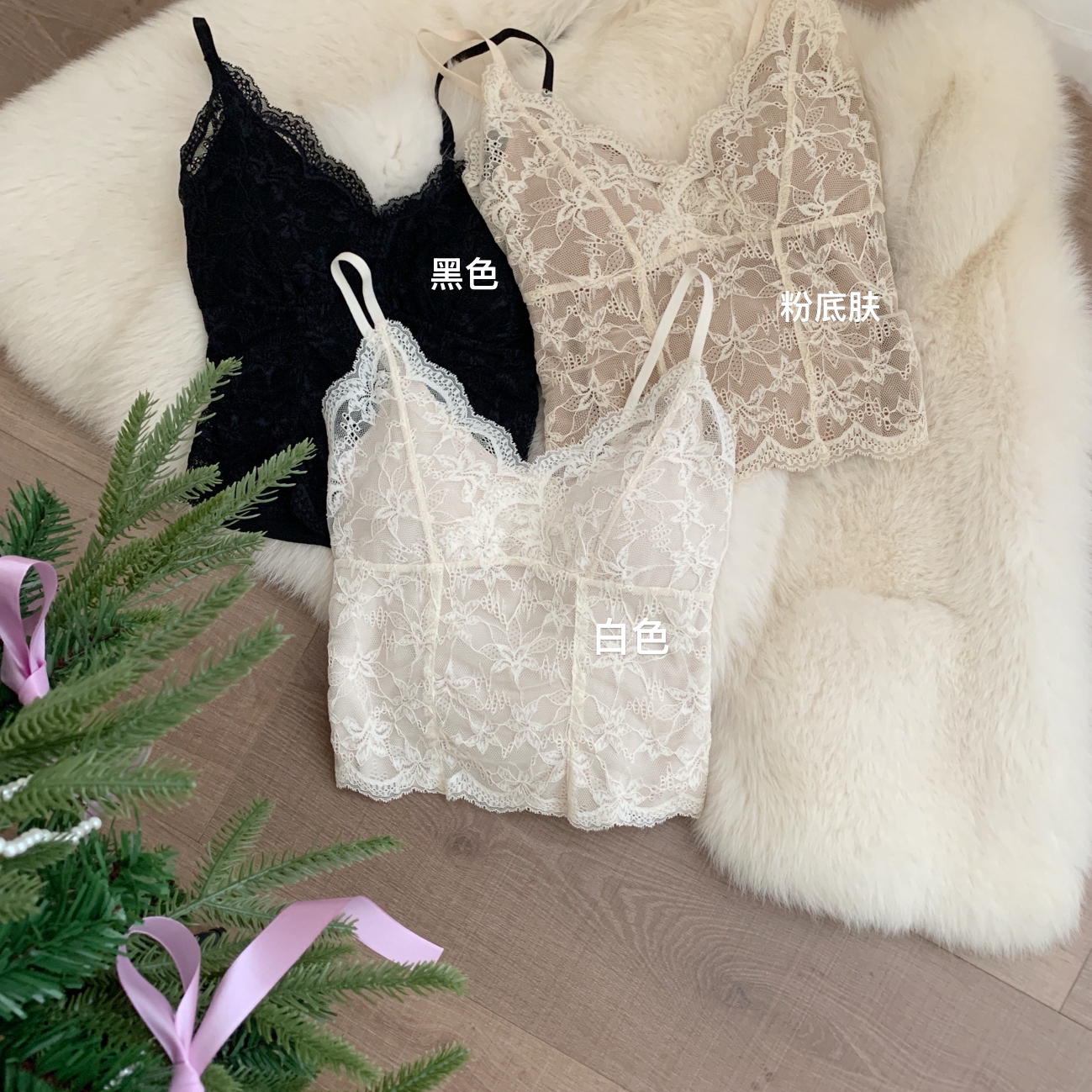 芭妮Bonnet-内搭法式气质蕾丝加绒美背内衣(皮草伴侣)C08-X10161