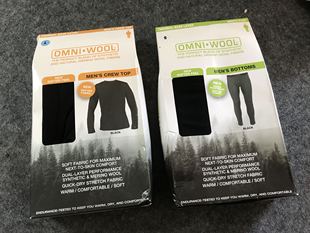 含羊毛男士秋衣秋裤冬季套装干爽透气保暖户外打底长款