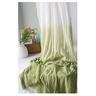 加长扎染渐变禅舞度母纱茶艺瑜伽披肩民族舞蹈围巾护颈超大披肩棉