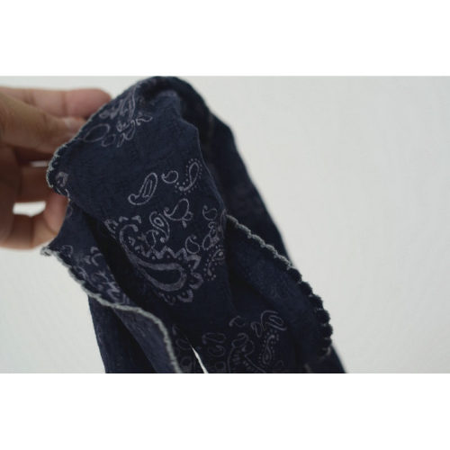 复古棉麻腰果花三角巾包包装饰