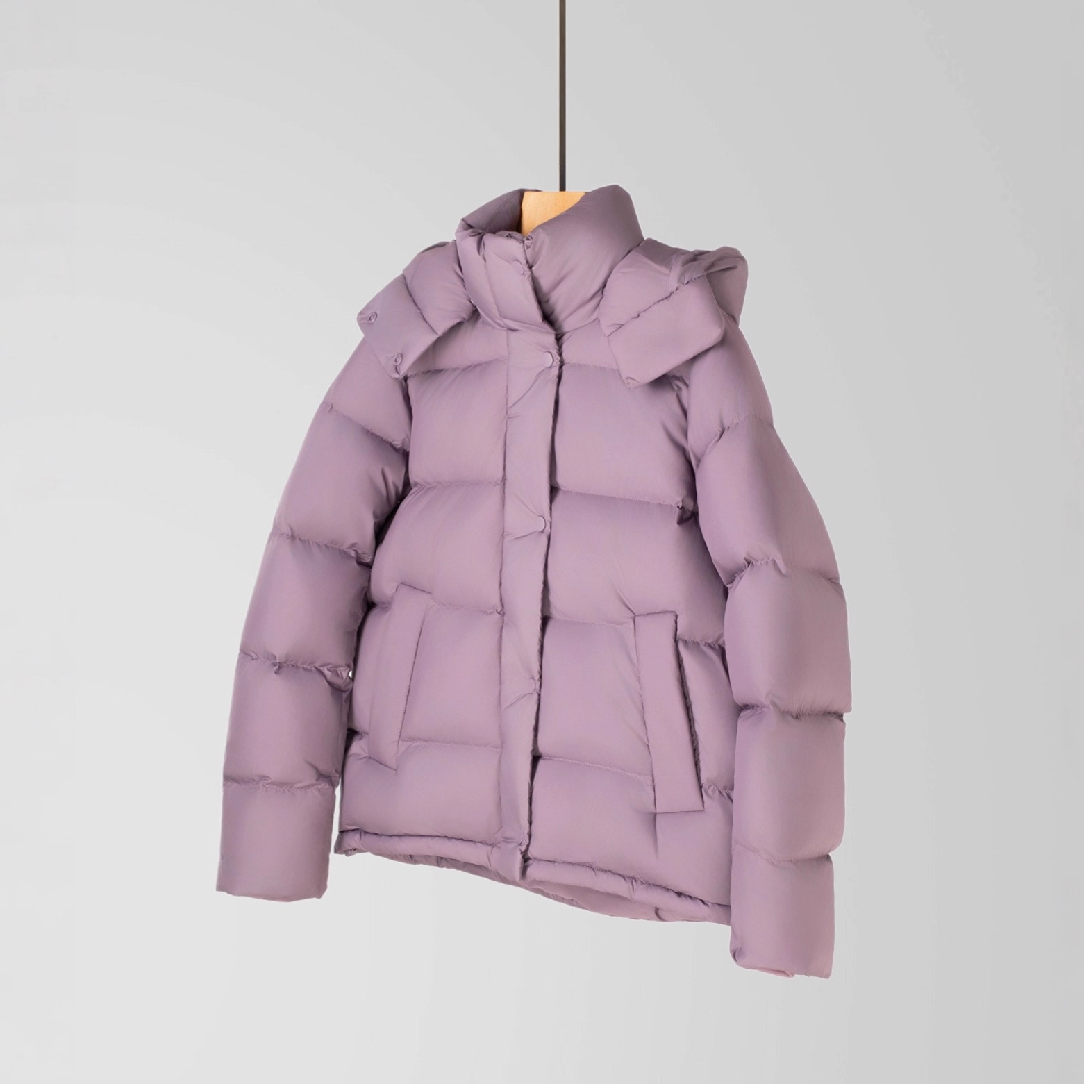 【Highline系列】lu经典~四格五格三星90白鸭绒羽绒服冬女G102119