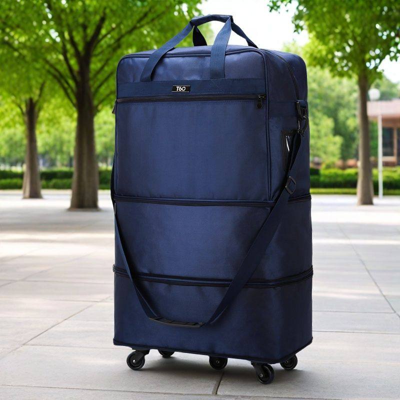 防水超大可折叠航空托运大容量万向轮手提行李包旅行包搬家旅行袋