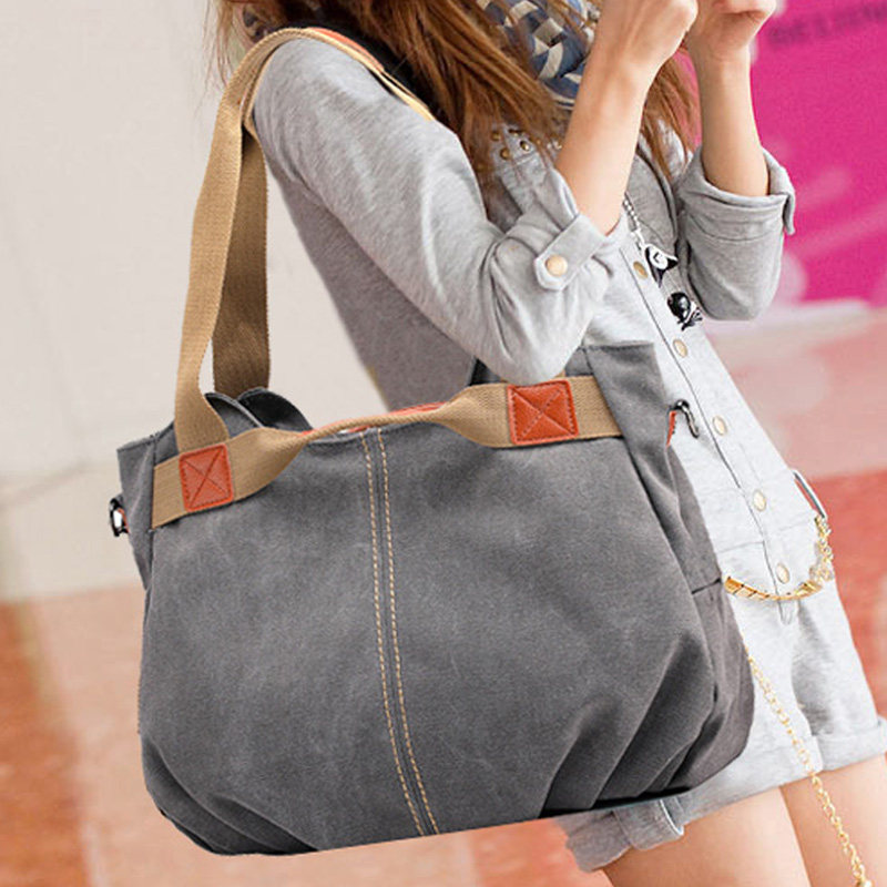 简约百搭帆布包女妈妈包中年上班手提包大容量斜挎包女士单肩包袋,箱包皮具/热销女包/男包,通用款女包,淘宝优惠券,粉丝福利购,淘宝优惠卷