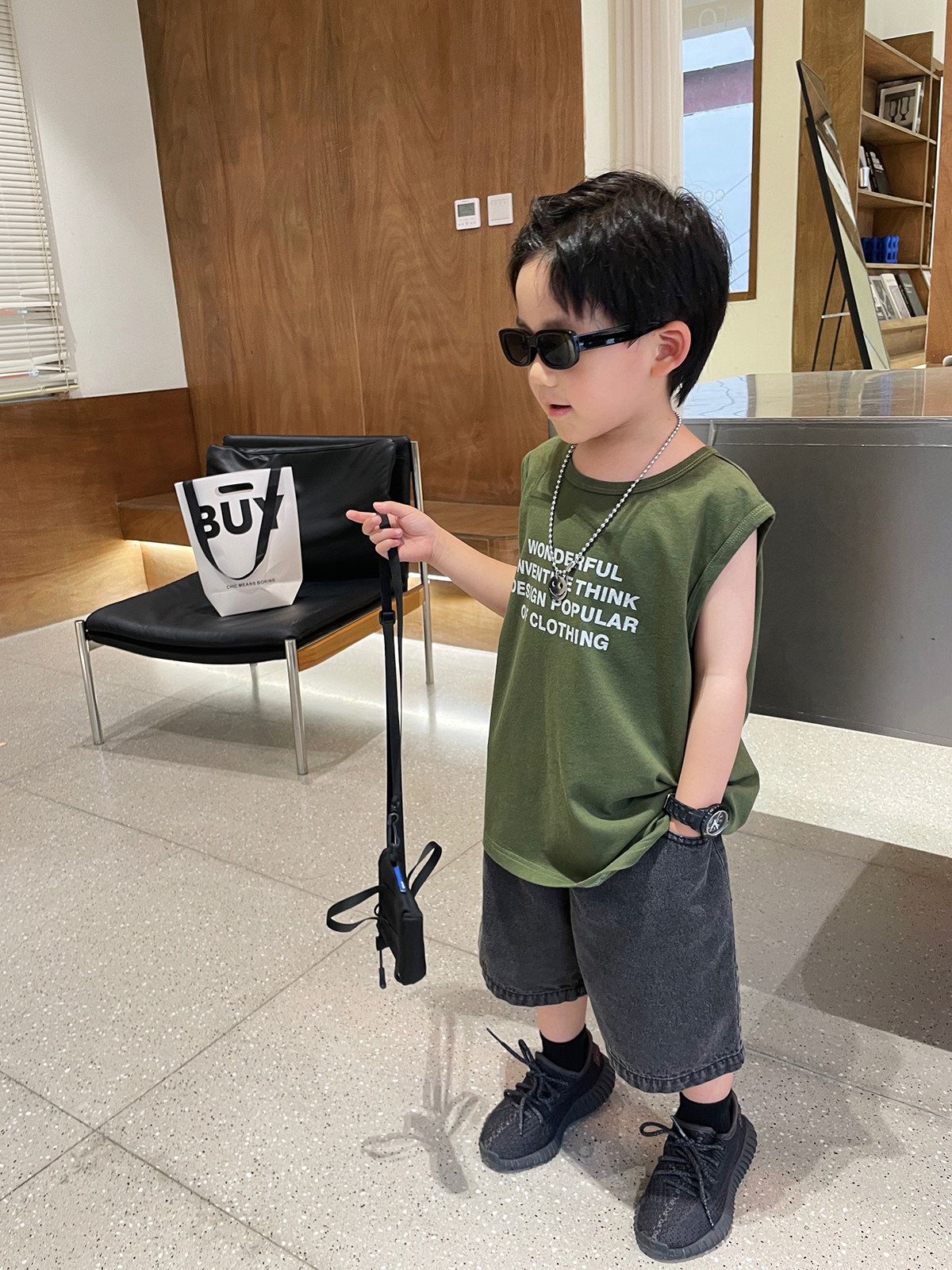 儿童背心男童无袖t恤男宝宝夏装2026新款小童上衣夏季薄款男孩夏,童装/婴儿装/亲子装,背心吊带,淘宝优惠券,粉丝福利购,淘宝优惠卷