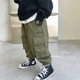 春季 潮 男童工装 长裤 童装 男孩休闲裤 2026新款 春装 裤 子春秋款 儿童裤
