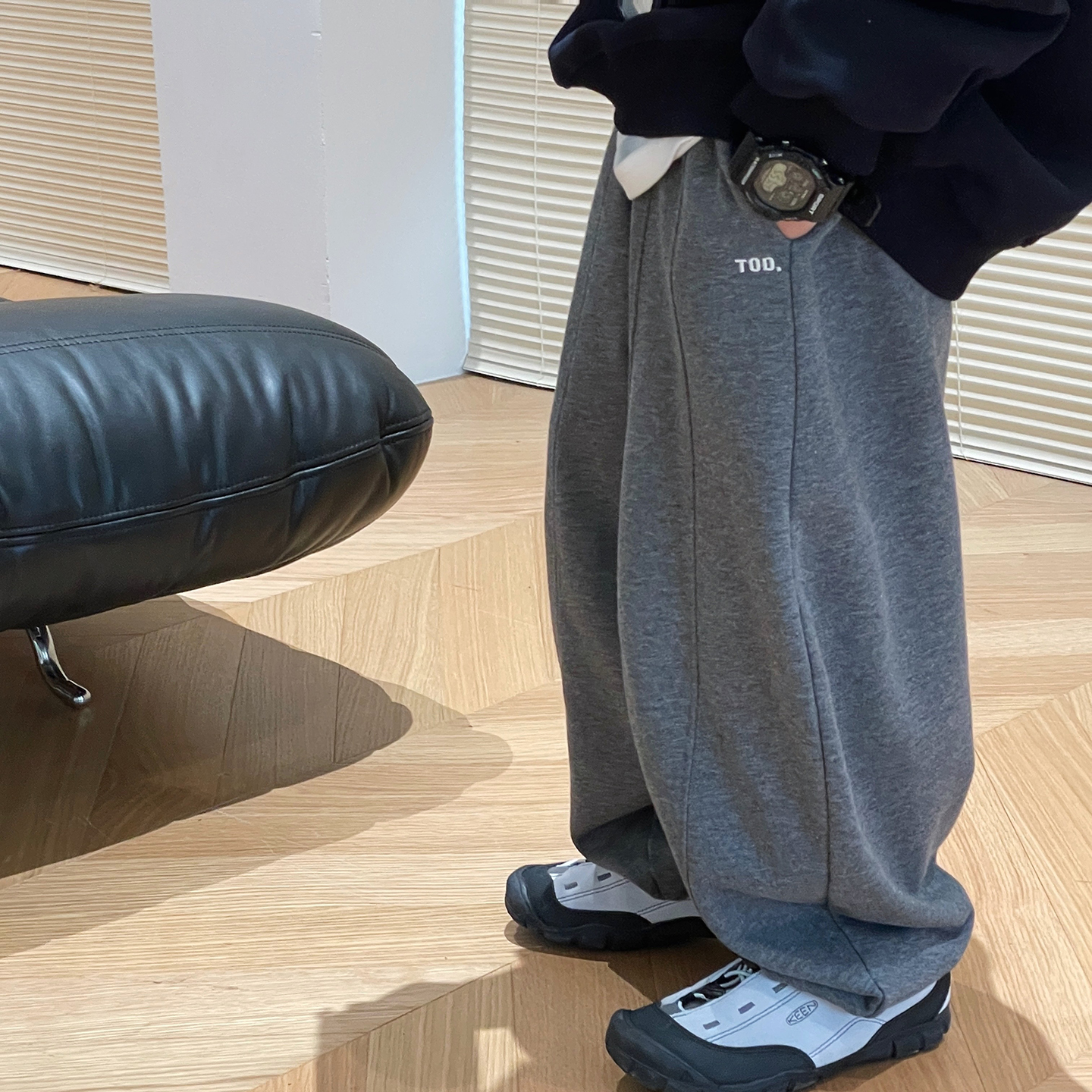 男童运动裤儿童秋季裤子弯刀裤潮