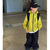 男童黄色冲锋衣 88折 新品 活动限时三天