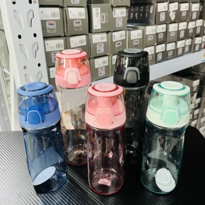 膳魔师Tritan塑料水杯夏季男女运动瓶户便携杯550/700ML带刻度盘