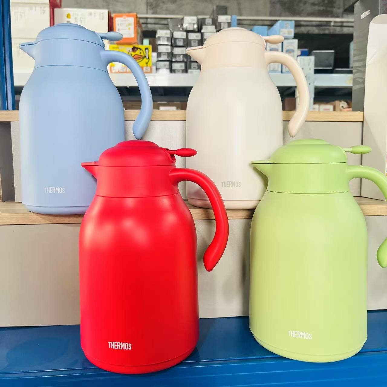 全新膳魔师保温壶家用玻璃内胆大容量保温水壶暖水杯热水瓶-盒损