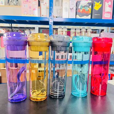 尾货清仓 特百惠水杯晶彩茶韵MA塑料杯学生600ML学生运动杯塑料杯