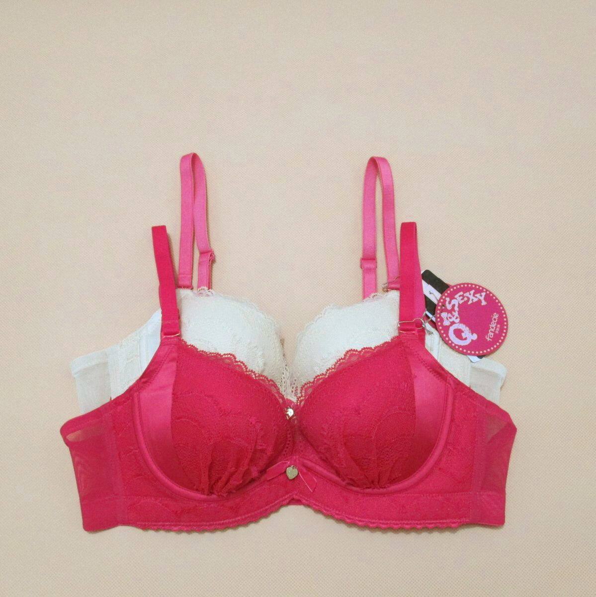 芬狄诗正品内衣性感蕾丝文胸上薄下厚侧收聚拢胸罩fb8274断码促销