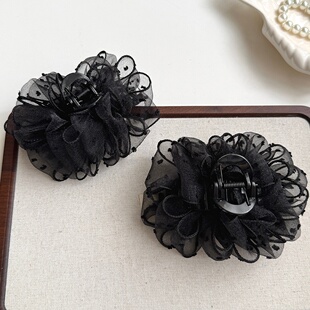 Mesh Cloud Claw Clip, Voluminous Updo Hair Accessory