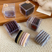 Fabric Chic Scrunchie French Geometric Minimalist Hair Tie