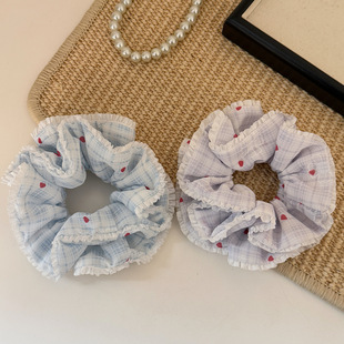 Ponytail Lace Holder Casual Layer Scrunchie Double