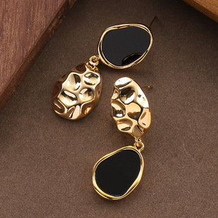 Luxury Asymmetric Bold Acrylic Earrings Hoops