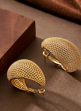 Hollow Metal Ear Cuffs, Teardrop Bold Chic Earrings