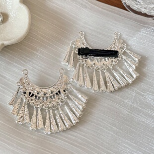 Boho Tassel Hair Clip Sweet Side Bangs Accessory