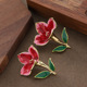 Floral Minimalist Earrings Enamel Forest Sweet Luxury Studs