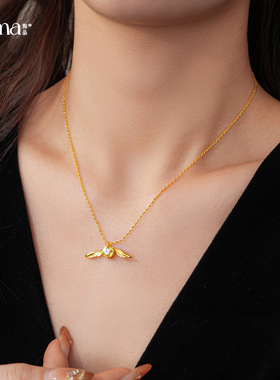 金色飞贼精致气质锁骨链