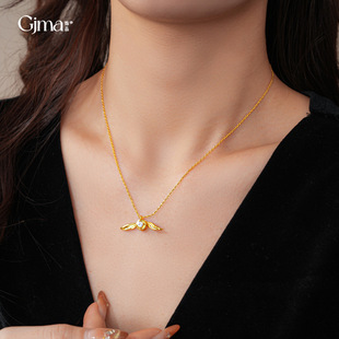 Collarbone Golden Luxury Necklace Chain Snitch