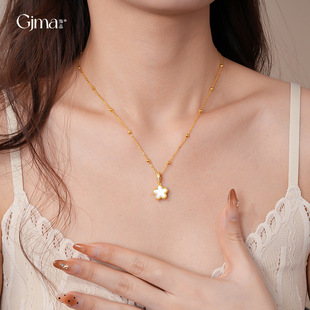 Necklace Pearl Double Sided Pendant Mother Luxury