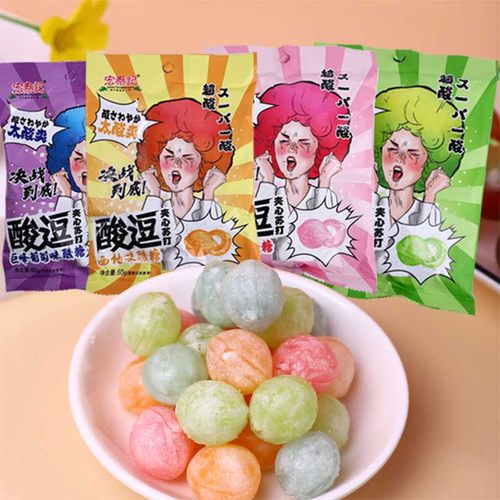 宏泰记变态劲酸苏打夹心糖果