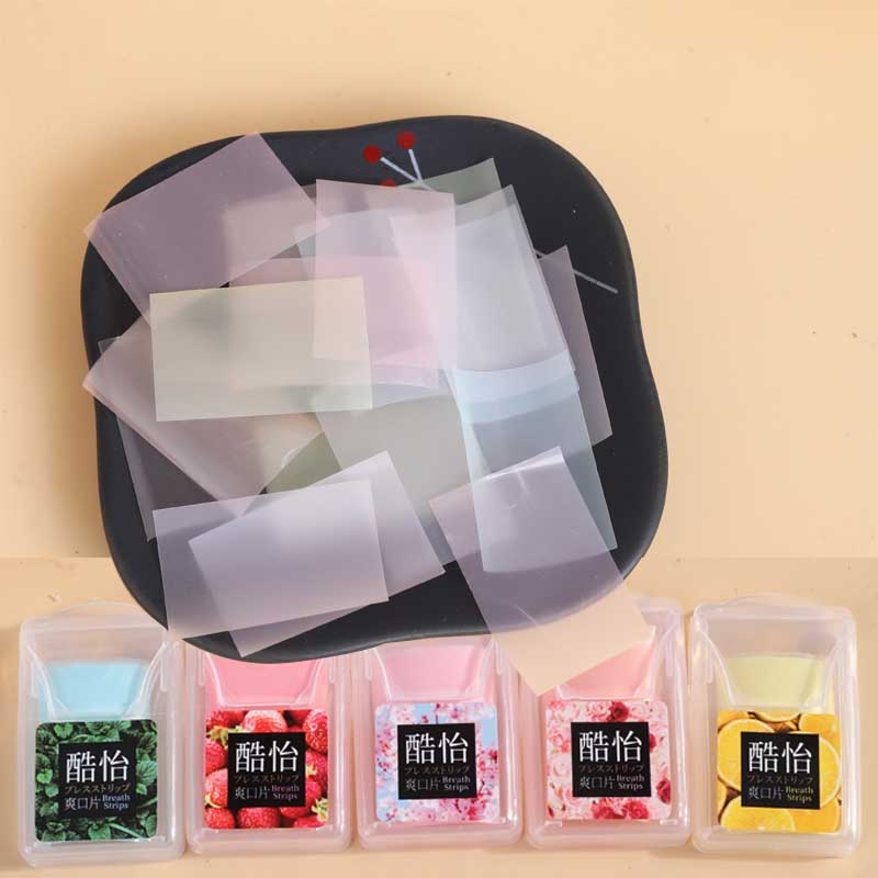 薄荷爽口片玫瑰樱花清新网红