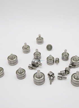 外螺纹型双轴承D8D9D11D17D19D22标准型加长型螺纹M3M4M6不锈钢杆