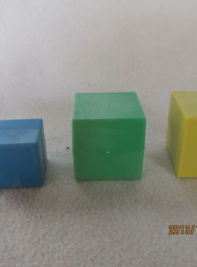 沉浮块 29004 科学小实验 正方体块 塑料块 小学数学