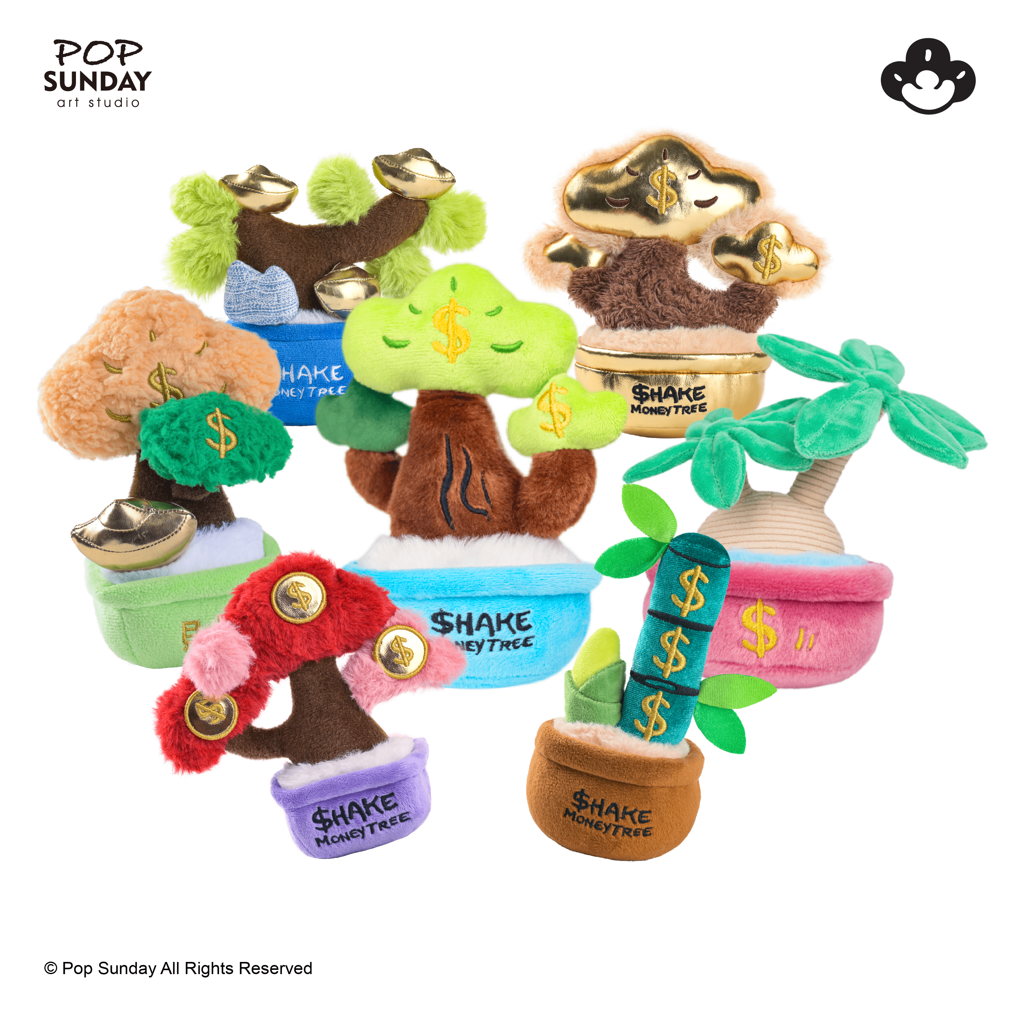 POPSUNDAY摇钱树毛绒盲盒