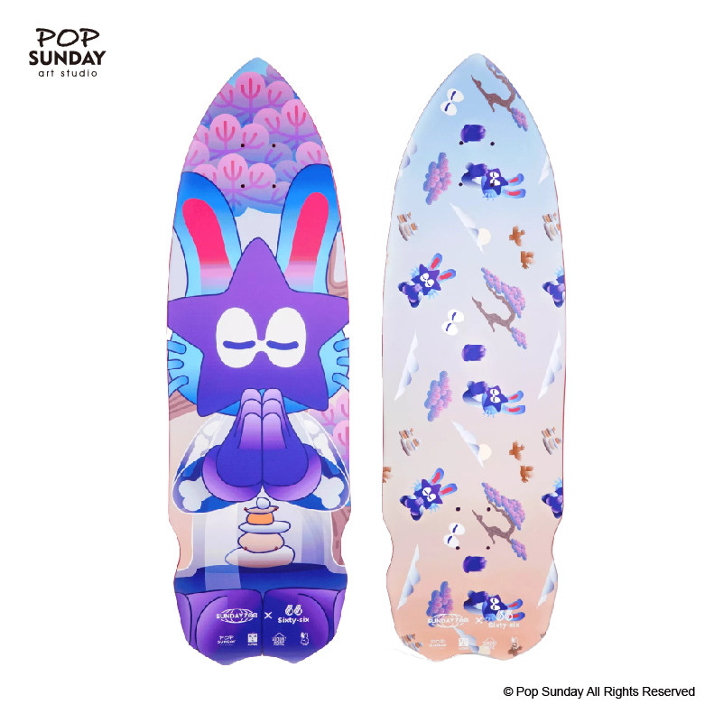 POP SUNDAY 李灿森联名限量限定款陆地冲浪板滑板明星礼物