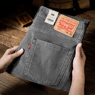 Levis李维斯男士修身灯芯绒长裤
