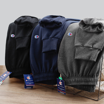 Champion运动宽松休闲束脚裤