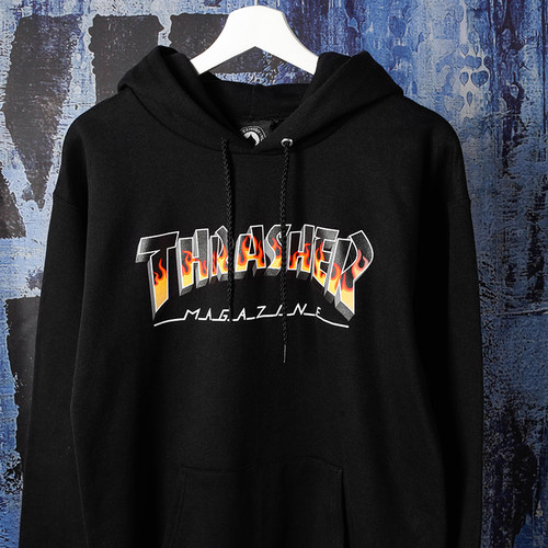 thrasher经典款套头阿瞳卫衣
