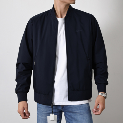 CalvinKlein男士薄款棒球领夹克