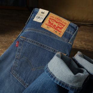 阿瞳牛社美国Levis李维斯511水洗修身 男窄脚弹力21.38OZ 牛仔裤