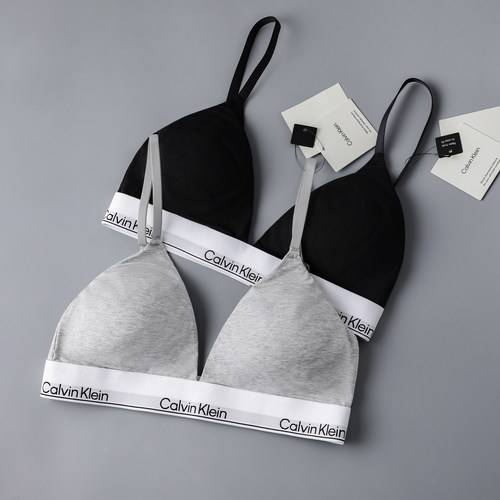 CK三角杯内衣女士无钢圈性感文胸