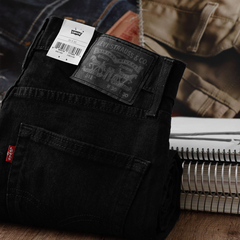 阿瞳牛社Levis李维斯511低腰修身黑色牛仔裤男士微弹长裤潮11.6OZ