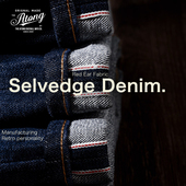 男中腰复古赤耳丹宁裤 ATONG阿瞳15.5oz美式 水洗原色501直筒牛仔裤