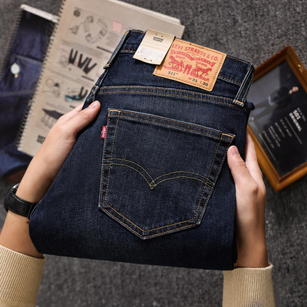 阿瞳牛社Levis李维斯经典511美式复古休闲牛仔裤时尚长裤13.65OZ